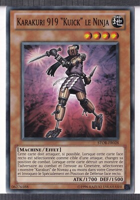 Karakuri 919 ''Kuick'' der Ninja 2. Edition - STOR-FR028 - Yu-Gi-Oh Karte DE