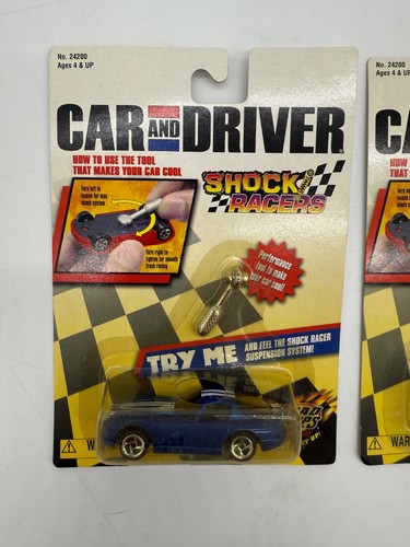 Ammortizzatore Auto e Guidatore Corsa 1934 Ford Cabriolet Nero/Oro 1998 Dodge Viper Blu - Foto 3 di 5