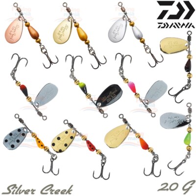 Daiwa SILVER CREEK Spinner 2 g Body 33 mm Blade 19 mm Spinner Assorted Colors