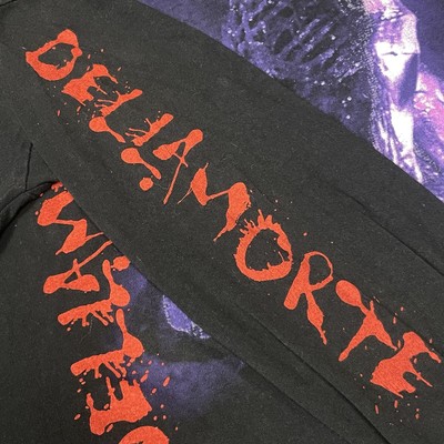 Vintage 90s Dellamorte Shirt Size XL Swedish Death Metal Crust 