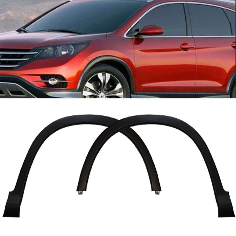 Left+Right Front Fender Flare Trim Molding Wheel Arch For 201216 Honda