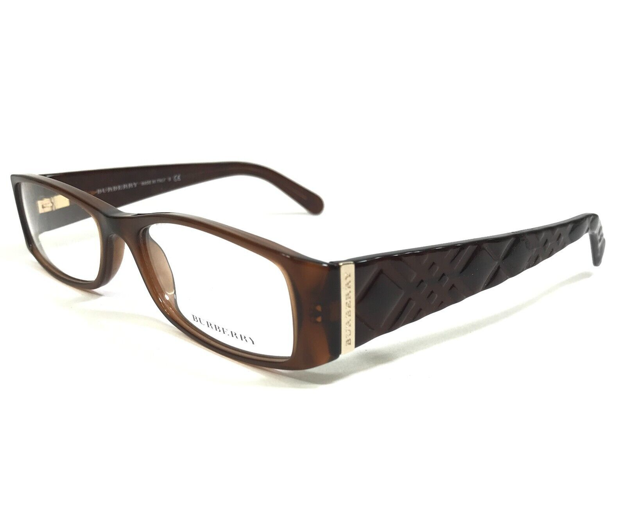 Burberry Eyeglasses Frames B 2007 3011 Brown Rectangular  display picture 3