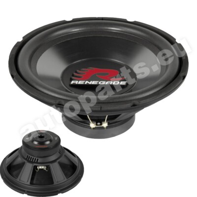 Renegade RXW124 Subwoofer Woofer Für Auto 30 Cm 12 Zoll 300W RMS