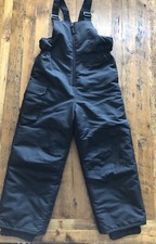 Cherokee Black Insulated Ski Bibs Snow Pants Overalls Girls Size Small