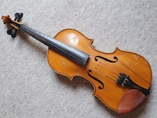 nice, old 3/4 Violin with a beautifully flamed back
