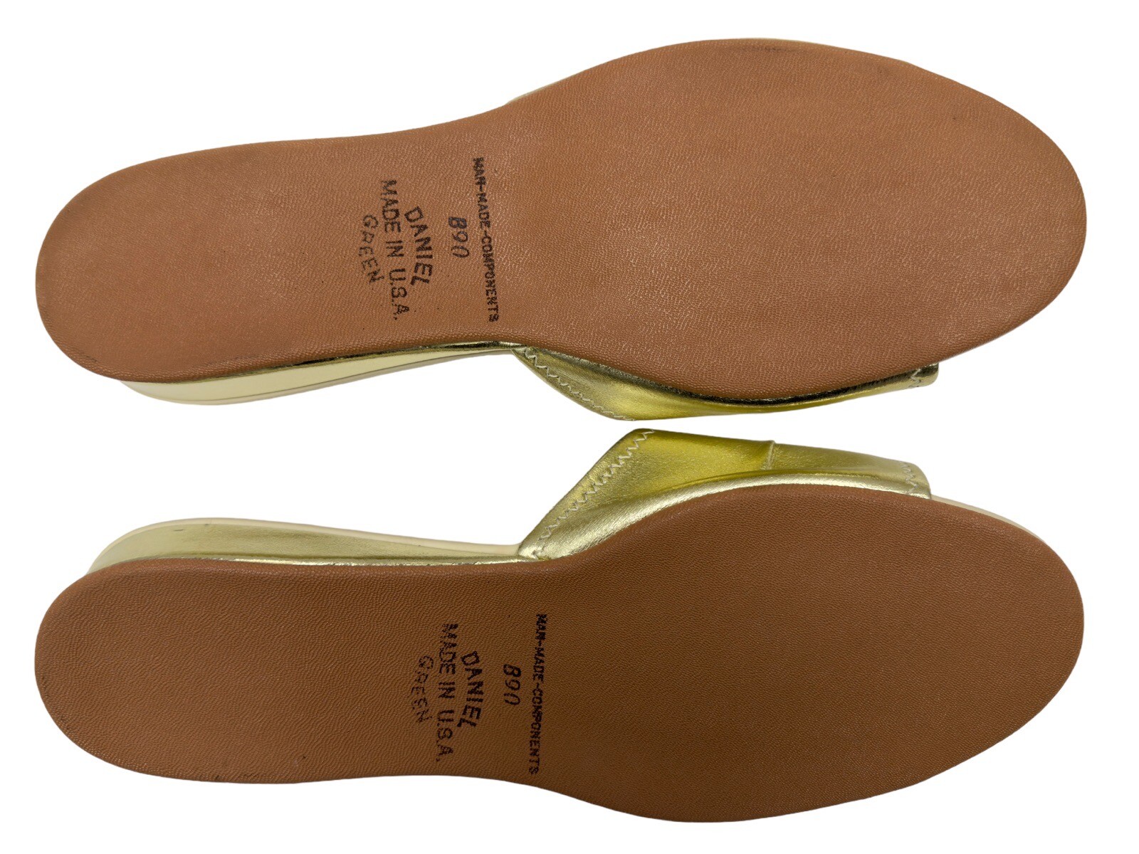 Vintage Daniel Green Dormie Slip On Women's Casual Slippers Size 9 Gold 52377 eBay