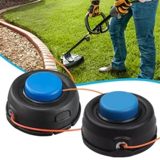 2PC For Husqvarna T35 12mm-Auto Feed Tap Trimmer Heads Dual Spool Line 531300194