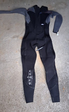 RIP CURL Women s Black Long Sleeve Fullsuit Wetsuit Logo Classic Size S