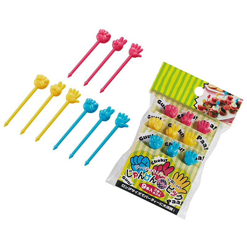 9Pcs Mini Kids Animal Food Fruit Picks Forks Lunch Box Accessory Decor