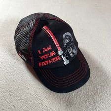 Darth Vader Hat Youth Adjustable Black I Am Your Father Star Wars Adjustable