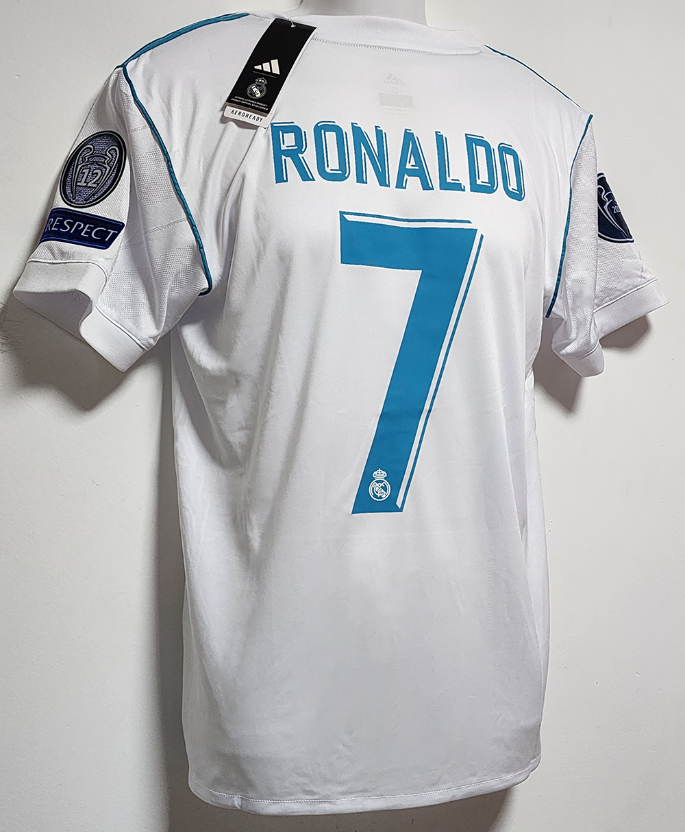 New #7 2017-2018 UCL Final Champions Jersey Home Retro Shirt for Man