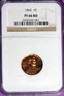 1962 1C PF 66 RD NGC LINCOLN MEMORIAL CENT #B34450