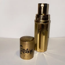 Vintage Brass Le Galion Sortilege Perfume Refillable Empty Spray Bottle