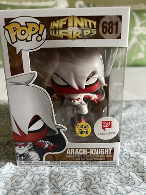 Funko Pop Arach knight Infinity Warps #681 Walgreens Exclusive Glow In The Dark 