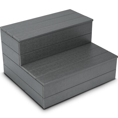 25'' For Universal Spa Hot Tub Outdoor Steps No Slip Multi Purpose Holds 400 LBS