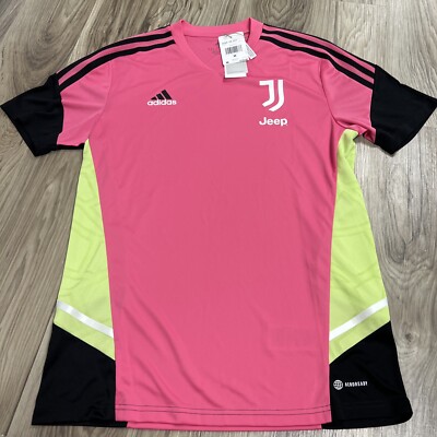 Pre Match Juventus Training Kit Pink JUVENTUS SS BLACK/PINK PRE