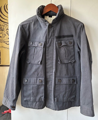 Sasquatchfabrix Black Military M-65 Field Style Jacket Medium (fits like small)
