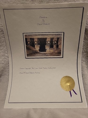 Dendera The Cross Stitch Pattern Gallery 2002 David Robert's