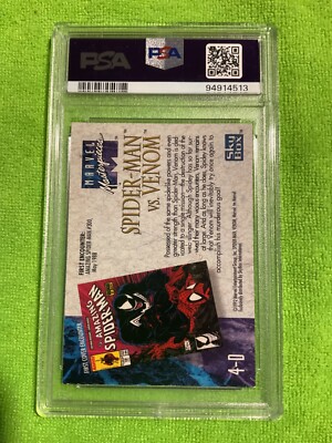 1992 Marvel Masterpieces Spider-Man vs Venom Battle Spectra #4-D