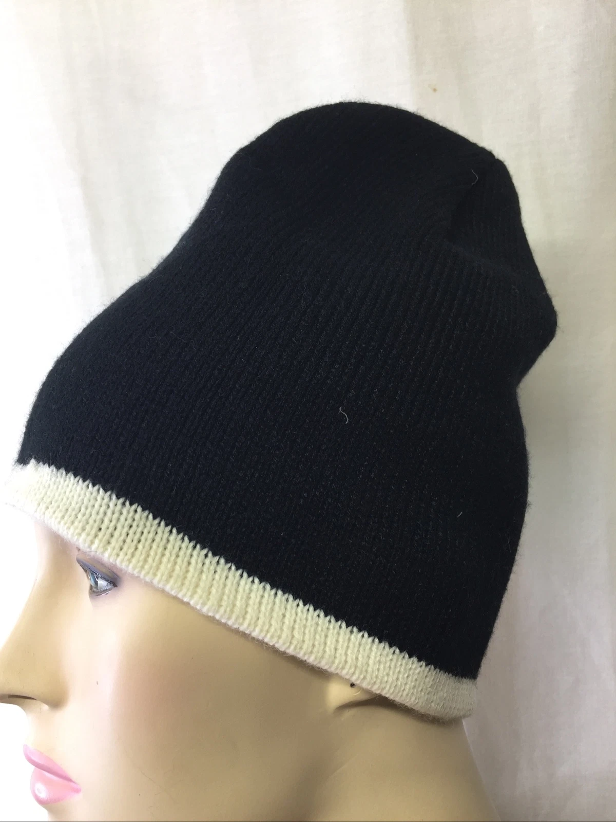 Big Accessories Casual Comfortable Soft Acrylic Black Beanie Cap TNT