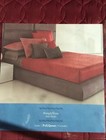 Simply VERA WANG Red PILLOW Size: 18 x 18" New SHIP FREE Bedding LINKS — photo 6