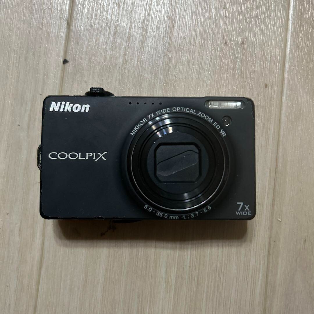 Nikon COOLPIX S6000 Digital Camera Black- 14.2MP - 7x - HD