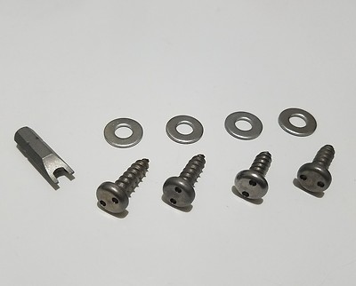 Anti Theft Car Security License Plate Stainless Steel Screws - Foto 3
