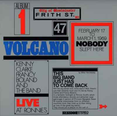 LP The Kenny Clarke-Francy Boland Big Band Live At Ronnies - Album 1: Volcano