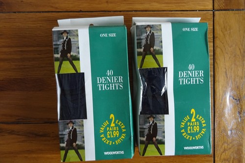 Packs Woolworths 40 Denier Tights 