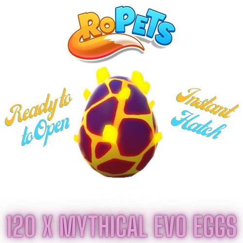 Ropets 120 x Mythical Evo Eggs US