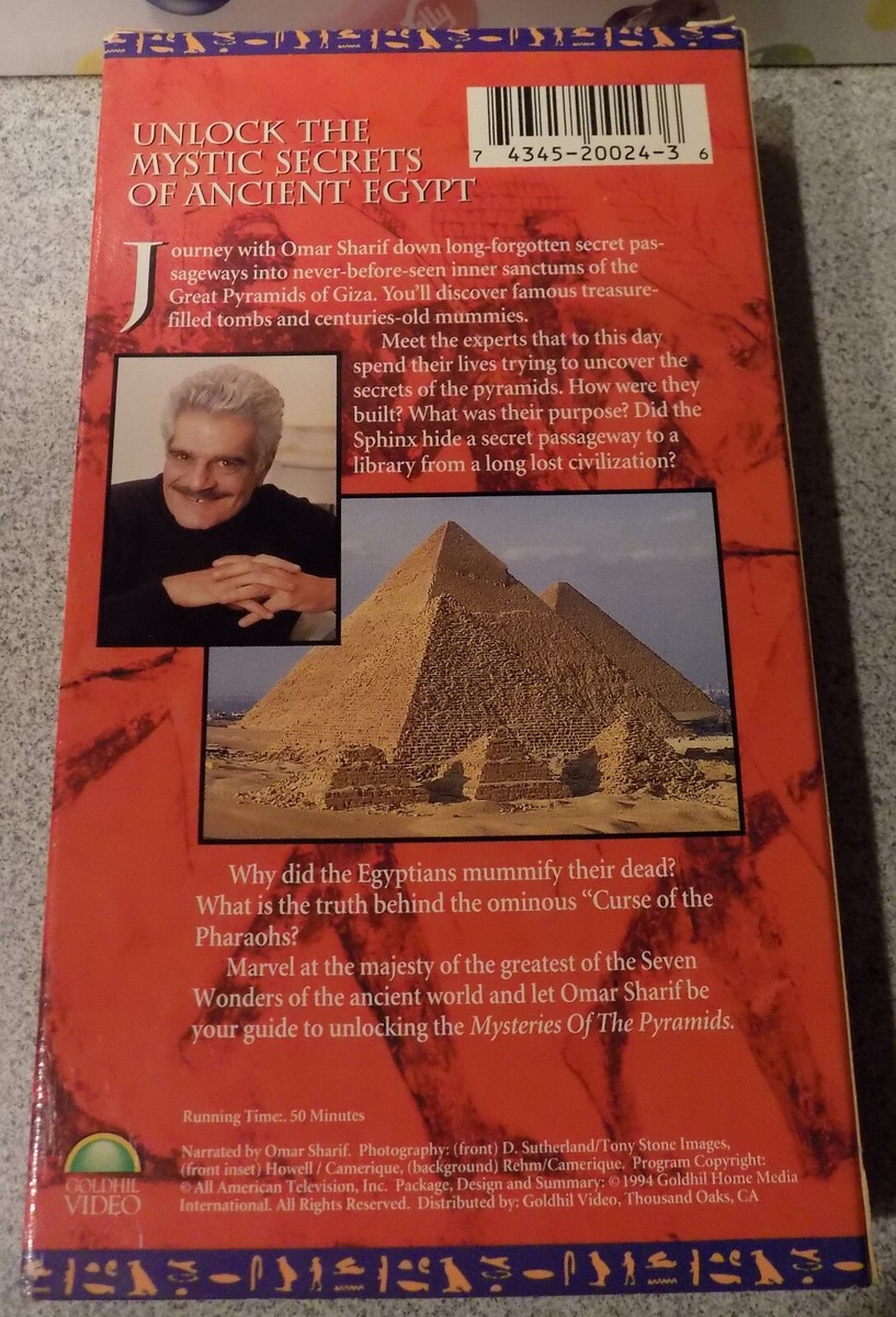 その他 Mysteries of the Pyramids [VHS] Mysteries of the Pyramids - VHS - Hosted by Omar Sharif