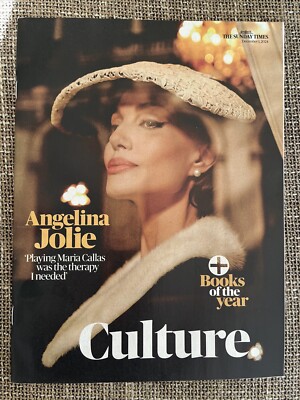 ANGELINA JOLIE ~ Sunday Times CULTURE + Maria Callas SAMUEL WEST Timothy BOOKS