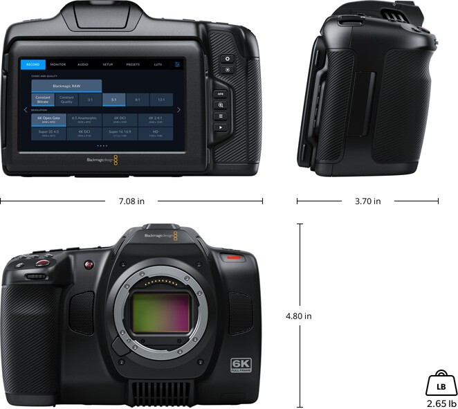 未使用 Blackmagic Cinema Camera 6K FF Lマウント Blackmagic Cinema Camera 6K | ストア Blackmagic Design
