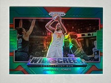 2022 Panini Prizm WNBA Widescreen Green Prizm #2 Jonquel Jones Connecticut Sun