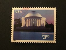 ICOLLECTZONE US  3647 VF used Jefferson Memorial Priority