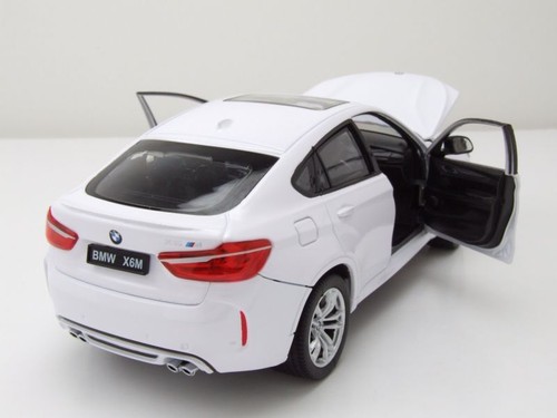 BMW X6M 2018 Coche a Escala Blanco 1:24 Rastar - Imagen 5 de 10