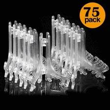 Card Stand -PACK OF 75- Trading Card Stands- Card Display Stand Holder 3" NEW++