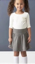 Matilda Jane Girls Dozens Of Dots Hello Lovely Polka Dot Twirling Skirt 10 NWT