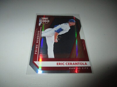 Eric Cerantola 2021 Elite Extra Edition Prime Numbers Red Die-Cut #139 148/148
