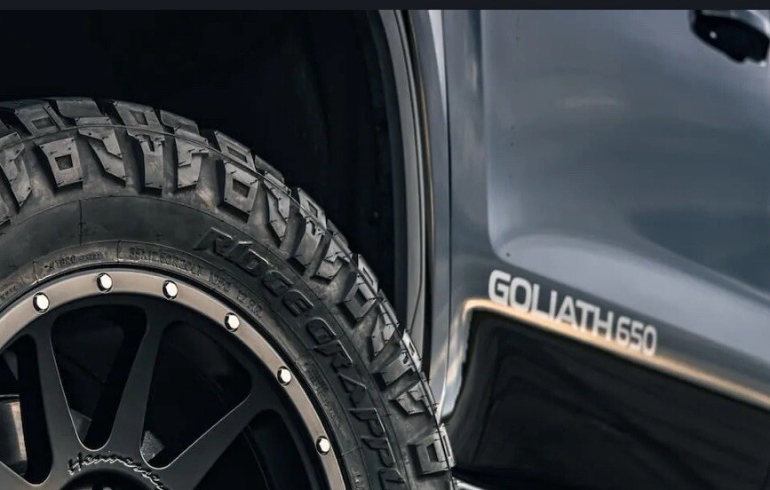 OEM Goliath 650 Hennessey Decals Flat Graphics Decals 5PC Set Doors & Tailgate