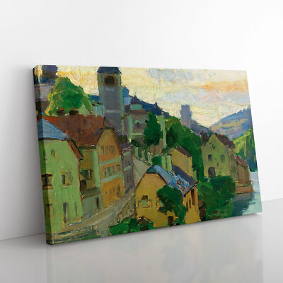 Waidhofen An Der Ybbs By Carl Moll Canvas Wall Art Print Framed Picture Decor