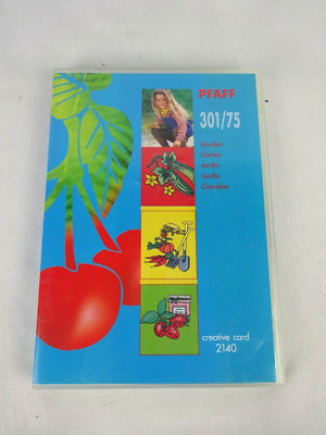 PFAFF 301/75 Creative Card for Embroidery Machine - 2140 GARDEN
