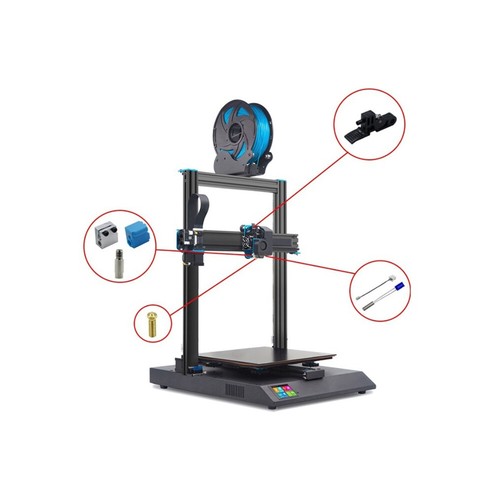 For Titan Aero Extruder for Sidewinder X1 Genius Volcano Nozzle Silicone Sleeve - Afbeelding 5 van 10