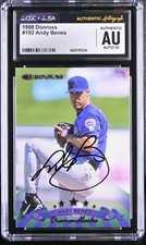 Andy Benes Signed 1998 Donruss Card #192 Diamondbacks CGC AU JSA 10 Auto