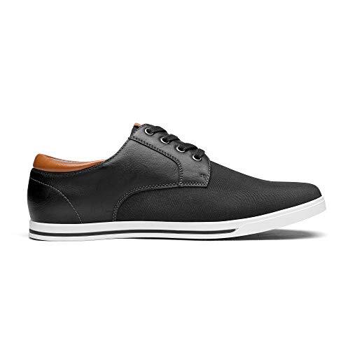 Bruno Marc Mens s Sneakers Casual Dress Shoes, Black - 11 (RIVERA-01) - Picture 3 of 8