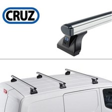 CRUZ ALU CARGO Vollmetall Dachträger 3-Träger für CITROEN JUMPER 2 - 250 - 2006+