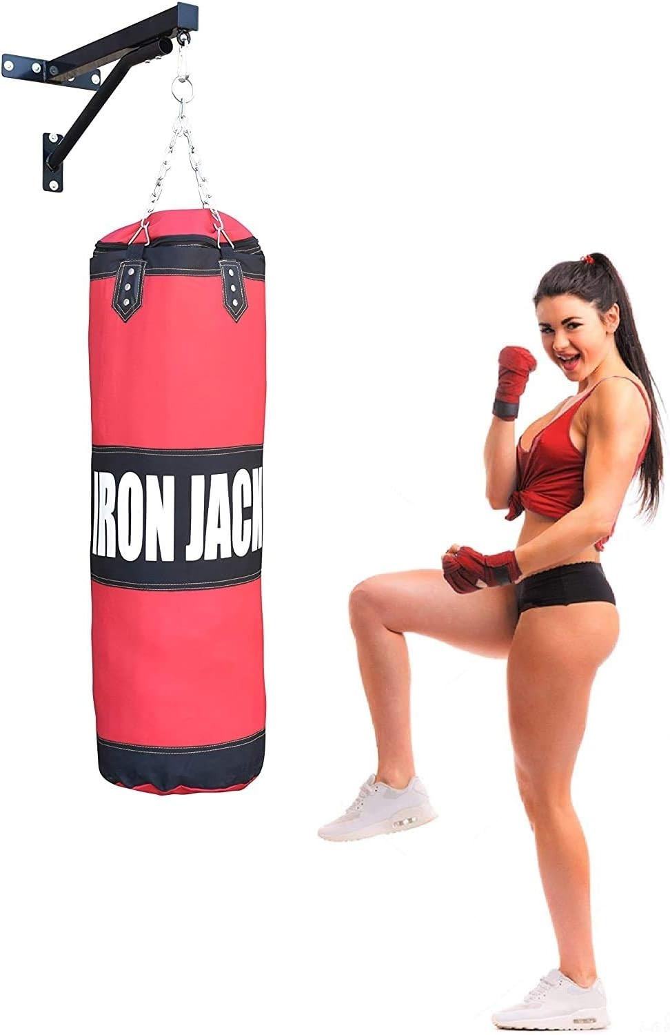 Punching Bag Training Heavy Bag Kicking Punch MMA Bag Unfilled Sandbag
