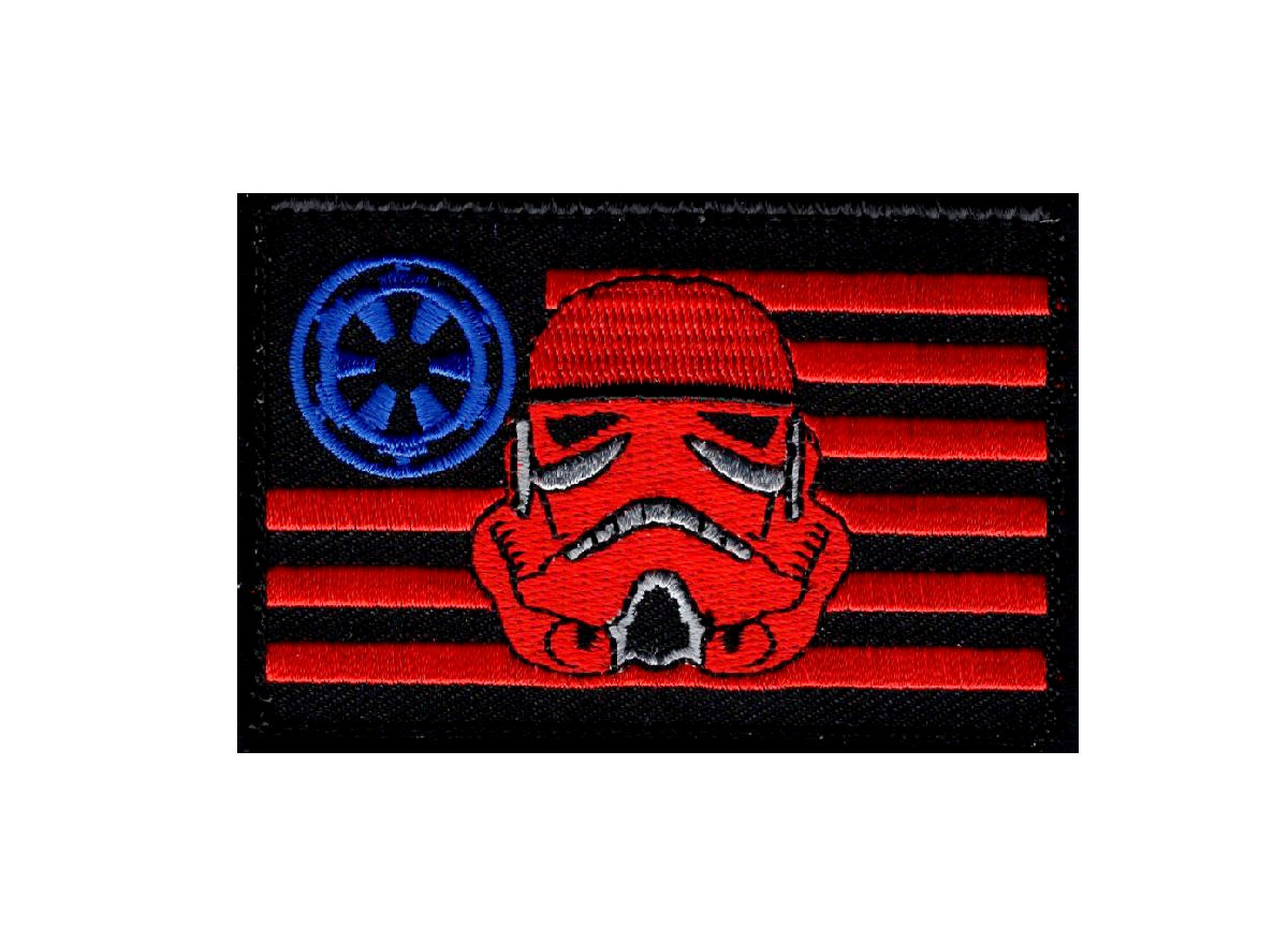 Stormtrooper USA Flag Rogue Hook Fastener Patch X -ST1