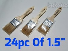24 Of 1.5" Chip Brush Brushes Perfect for Adhesives Paint Touchups