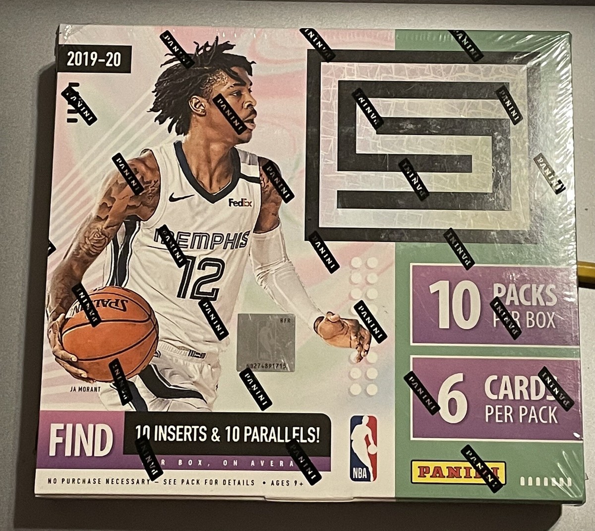2019/20 PANINI STATUS ASIA TMALL BASKETBALL HOBBY BOX Ja Zion 